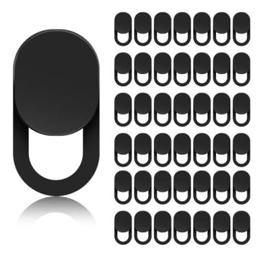 Imagem de LIQWEI 50 peças de capa de câmera de telefone, capa de webcam, cobertura de privacidade para câmera, cobertura de telefone, capas de computador, slide, capas de webcam para laptop, protege sua