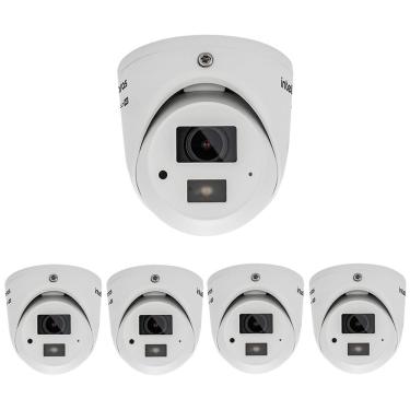 Imagem de Kit 5 Câmeras Multi HD 2 Megapixels 20m VHD 3220 MINI D Intelbras