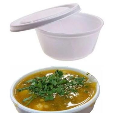 Imagem de 25 Un Pote Isopor Com Tampa Meiwa 300ml