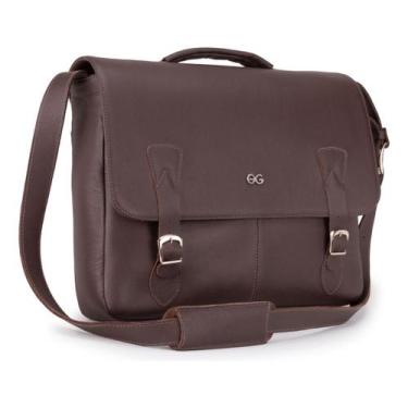 Imagem de Pasta Executiva Bolsa Masculina 100% Couro Legítimo Maleta - Ello Grif