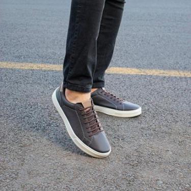 Imagem de Tênis Masculino Casual Sapatênis Macio Leve Confortável Dia A Dia Trabalho Resistente-Masculino