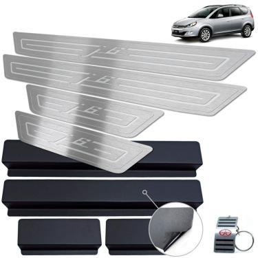 Imagem de Soleira Aço Inox Jac J6 2011 A 2016 Prata Baixo Relevo