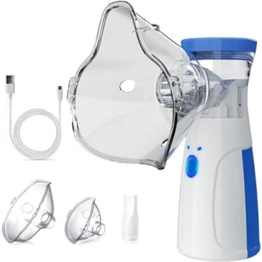 Imagem de Nebulizador Inalador Ultrassônico Portátil Recarregável – Silencioso, Compacto e Ideal para Uso Adulto e Infantil