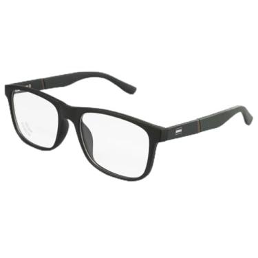 Imagem de Armação De Oculos Retangular Masculino Esporte Fino Para Grau Confortavel (Verde)