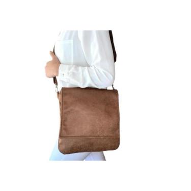 Imagem de Bolsa tiracolo feminina de material vegano - Lightbek Official Store