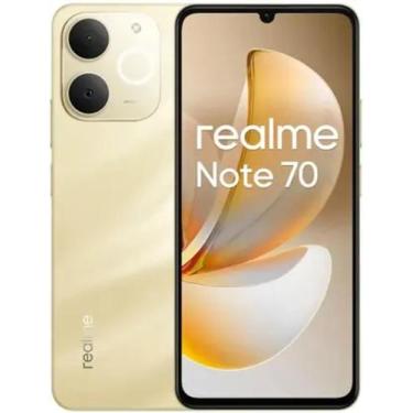 Imagem de Smartphone Realme Note 70 256GB 8GB RAM Dual SIM Tela 6.94" - Dourado