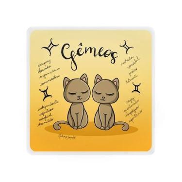 Imagem de Mini Luminária Box Signos Gêmeos USB - Desembrulha, Bivolt