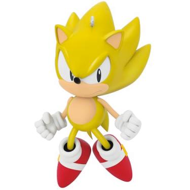 Imagem de Hallmark Keepsake Enfeite de Natal 2025, Sonic The Hedgehog Super Sonic, presentes para jogadores
