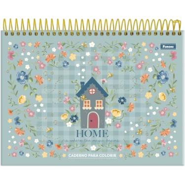 Imagem de Kit de Cadernos de Desenho, Foroni, Universitário, Capa Dura, Milly, para Colorir, 24 Folhas, Pacote com 4