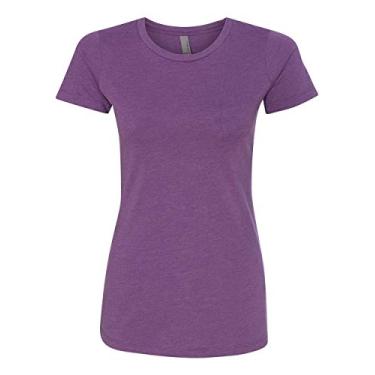 Imagem de Camiseta feminina CVC Next Level - branca, Purple Berry, XX-Large