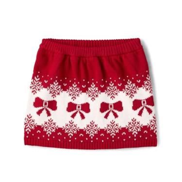 Imagem de Gymboree Saias de malha para meninas e crianças pequenas, Carmesim, 3 Anos