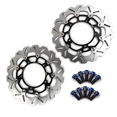 Imagem de Discos de freio dianteiros Arashi Rotores com parafusos de montagem para Suzuki GSX650F 98-12, DL650 VSTROM 650 07-12 ABS 07-21, GSF Bandit 650 06-12, GSX-S750 15-16, DL V-STROM 1000 ABS 14-14-19 anos