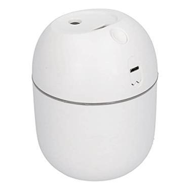 Imagem de Cryfokt Umidificador Portátil Usb Mini Difusor de óleo Essencial para Casa e Carro, Purificador de Névoa de Aromaterapia de Mesa de 220ml para Escritório e Viagens (Branco)