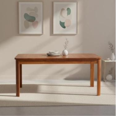 Imagem de Mesa de Jantar 8 Lugares Extensível 180 a 220cm Madeira Maciça Zuzu - 