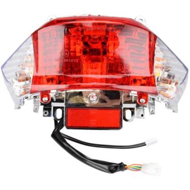 Imagem de Conjunto de lâmpada de pisca-pisca de luz traseira 12V 5W para scooter