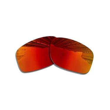 Imagem de Wetnenss Lentes de substituição polarizadas para óculos de sol Oakley Valve New 2014 OO9236/1,5 mm polarizadas/fáceis de instalar (vermelhas)