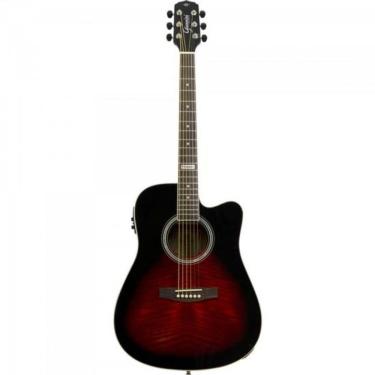 Imagem de Violão Giannini Gf1d Ceq Eletroacústico Aço Brown Red Burst Burst [f002]