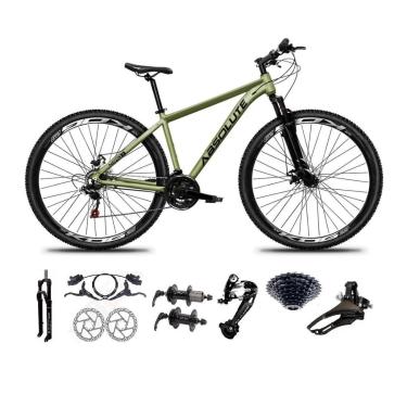 Imagem de Bicicleta Aro 29 Absolute Nero 4 Kit Sunrun 27v K7 Freios Hidráulicos 3x9 Suspensão 100mm Trava-Unissex