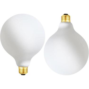 Imagem de Lâmpada LED Leools G40/G125 4W 2700K 438LM E26, pacote com 2