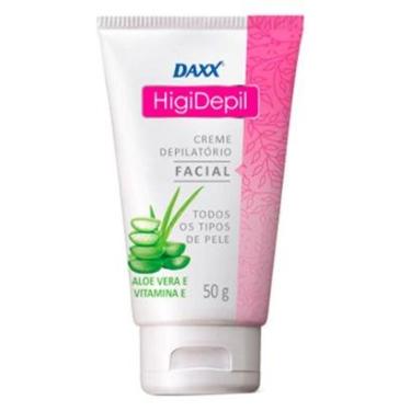 Imagem de Creme depilatório Facial Daxx HigiDepil 50g-Feminino