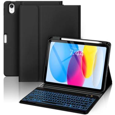 Imagem de Capa de teclado BLUTLOTUS para iPad 11 de 10ª geração 10.9" 2022