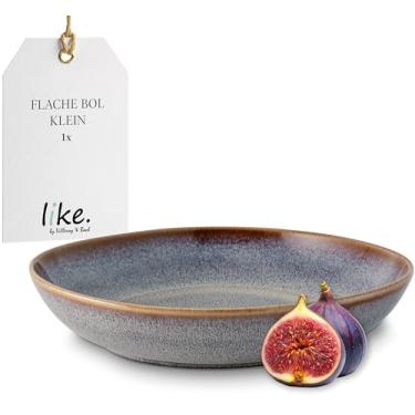 Imagem de Villeroy & Boch Lave Bege Tigela de jantar pequena plana elegante para acompanhamentos e saladas, bege, 21,6 x 21 x 4,4 cm