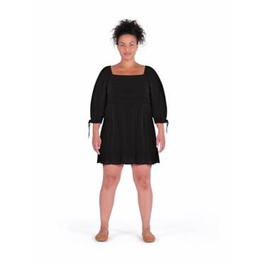 Imagem de City Chic Vestido feminino plus size - Arden Mini, Preto, 52
