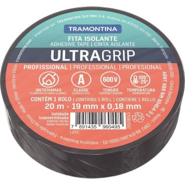 Imagem de Fita Isolante Classe A 0,18x19 Mm Tramontina Preta 20 M Tramontina