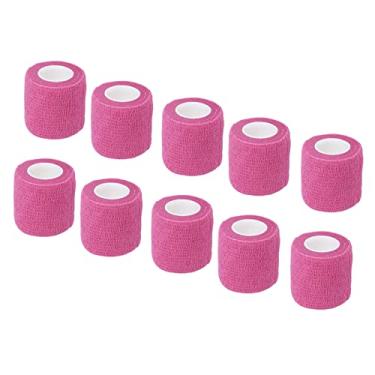 Imagem de ZJchao Envoltório Autoadesivo Atadura, Elasticidade Atadura Elástica Envoltório Fita Atlética Coesiva Elástica Wra para Atletismo, Esportes, Pulso, Tornozelo (roxo brilhante)