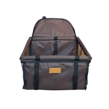 Imagem de Cadeirinha Cadeira Assento Pet de Carro para Cães Cachorro, gatos- Transporte (MARROM)