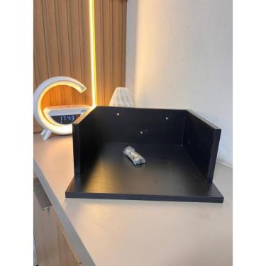 Imagem de Suporte Nicho Airfryer Mdf Preto De 4L - 35X35