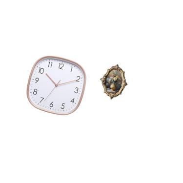 Imagem de Fenteer Coleção de Relógios de Parede E Molduras de Fotos Vintage para Decoração de Galeria, Escritório, Quarto, Sala de Jantar, Fazenda, Academia