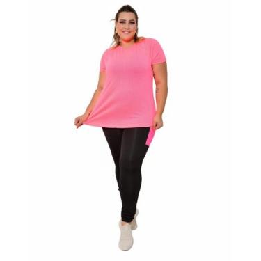 Imagem de Conjunto Feminino Dry Fit para Academia  Camiseta Dry Calça Esportiva 