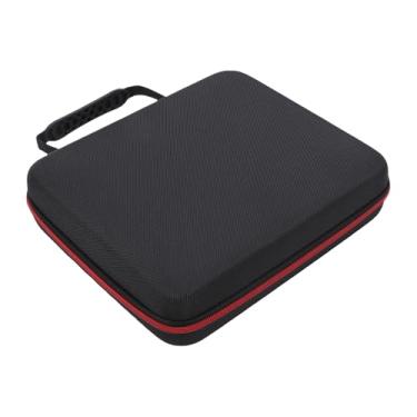 Imagem de Diydeg Estojo para Microfone Sem Fio, Comporta 4 Microfones, Bolsa de Viagem para Receptores, Cabos e Baterias, Estojo Portátil Resistente a Impactos para Cantar, Karaokê e Festas