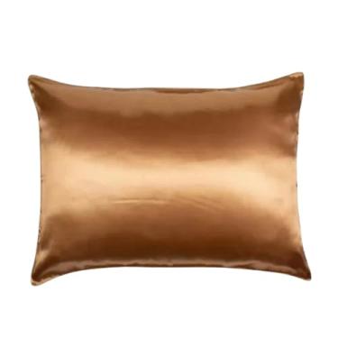 Imagem de Kit 02 Fronhas de Cetim Antifrizz 50x70 (AVELÃ)