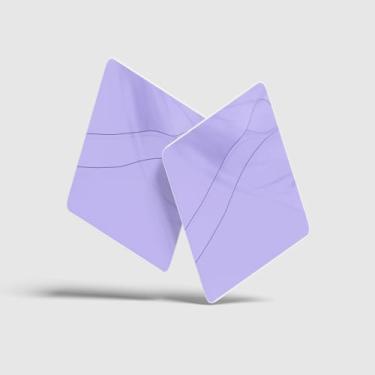 Imagem de Porta Copos Com Ilustração Personalizada 10.5x10.5 cm Azul Efeito Brilho