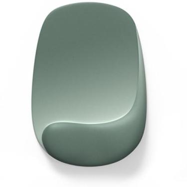 Imagem de Mouse pad com descanso de pulso mudança gradual ergonômico para jogos mousepad descanso de pulso suave mouse pad de silicone para escritório casa (verde)