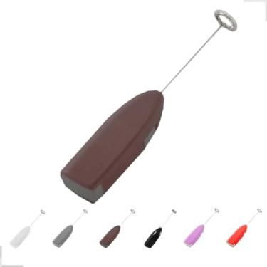 Imagem de Espumador de Leite Manual com Haste em Aço Inox, Batedor para Café e Cappuccino, Disponível em 6 Cores, Fácil de Limpar