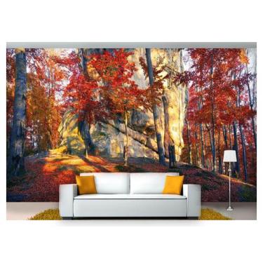 Imagem de Papel De Parede Floresta Natureza Árvores 3D 3M² Xna211 - Você Decpra