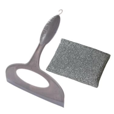 Imagem de Kit de Limpeza Para louça com Rodinho e Bucha Ideal Para Manter Sua Pia Sempre Limpa e Sem Poças D’água.