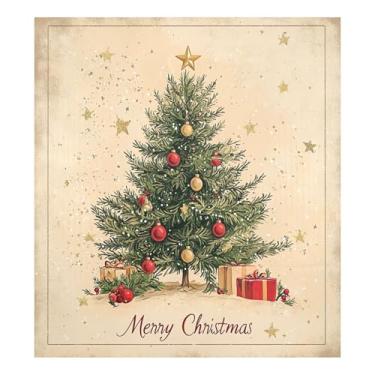 Imagem de Blueangle Capa de ímã vintage para lava-louças de árvore de Natal, decoração de capa frontal de lava-louças, adesivos de eletrodomésticos, adesivos de eletrodomésticos, adesivo magnético decorativo de