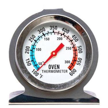 Imagem de Termometro Forno Aco Inox 6 Cm X 7 Cm X 4 Cm