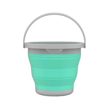 Imagem de Balde Retrátil FlashLimp 5L - Verde Água