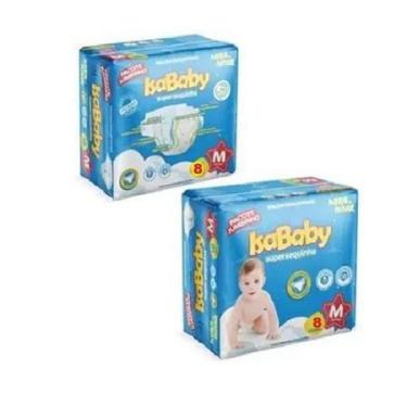 Imagem de KIT 3 FRALDAS ISABABY SUPER SEQUINHA REGULAR Tamanho:G COM 7, G COM 7