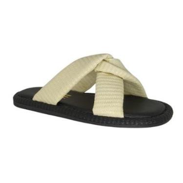 Imagem de Chinelo Anna Flor Preto e Branco-Feminino