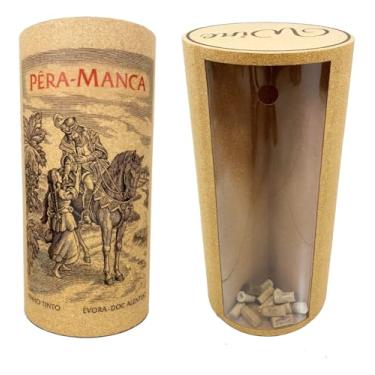 Imagem de Banqueta Banco Mesinha Rolha De Vinho Porta Rolha Pera Manca Cortiça