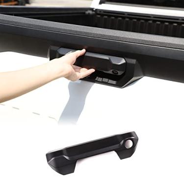 Imagem de Aunginsy Capa de acabamento de maçaneta de porta traseira compatível com Toyota Tundra 2022 2023 2024 2025 Porta traseira do porta-malas do carro maçaneta da porta traseira do portão elevador protetor