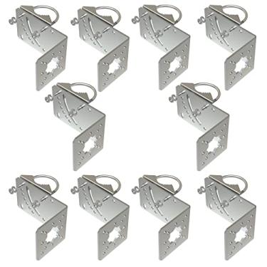 Imagem de Aimeboost 10 Peças De Acessórios Suporte Montagem Em Poste Para Kits Antena Externa Doméstica [Sem O] Ângulo Ajustável