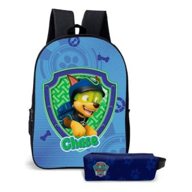 Imagem de Mochila Escolar Com Estojo Infantil Patrulha Canina  - Use Thuco, Chas