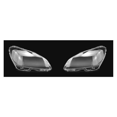 Imagem de Capa de farol de carro para Benz C Class W204 C180 C200 C260 2011 2012 2013, lente transparente da tampa do farol, tampas da carcaça do abajur, tampa da lâmpada, lente difusora de vidro, A/esquerda e